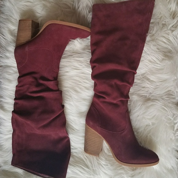 Nine west knee high suede boots - Picture 3 of 4
